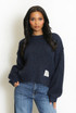 Slogan Tag Wool Blend Jumper