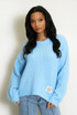 Slogan Tag Wool Blend Jumper