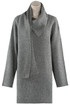 V Neck Oversized Jumper With Scarf Neck