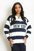 New York Striped Rugby Jumper New York Striped Rugby Jumper