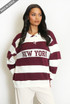 New York Striped Rugby Jumper