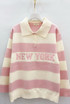 New York Striped Rugby Jumper
