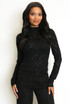 Leaf Lace Long Sleeve Top