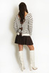 Striped Bow Back Jumper