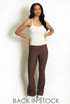 Soft Knit Ribbed Flare Legging