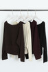 Scoop Neck Soft Knit Jumper