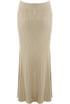 Soft Knit Ribbed Maxi Skirt