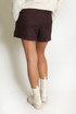 Faux Suede Runner Shorts