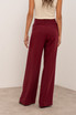 Tailored Pin Tuck Wide Leg Trousers