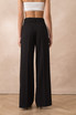 Tailored Pin Tuck Wide Leg Trousers