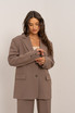 Relaxed Foldable Cuff Blazer