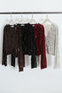 Sequin Cross Over Top