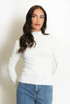 Soft Knit Mock Neck Wool Jumper