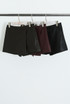 Faux Leather Mini Skort