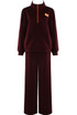 Slogan Tag Half Zip Jumper and Trouser Set