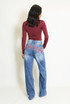 New York Embroidered Boyfriend Jeans