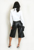 Faux Leather Culottes