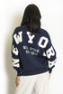 NY Slogan Wool Jumper