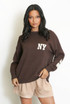 NY Slogan Wool Jumper