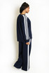 Side Striped Sweatshirt and Trouser Set