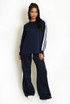 Side Striped Sweatshirt and Trouser Set