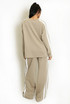 Side Striped Sweatshirt and Trouser Set