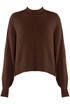 Mohair Fluffy Knit High Neck Jumper