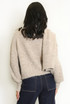 Mohair Fluffy Knit High Neck Jumper
