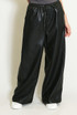 PU Wide Leg Trouser