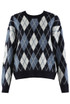 Argyle Wool Blend Sweater