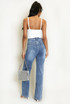 Vintage Wide Leg Denim Jeans