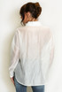 Sheer Embellished Oversized Blouse
