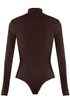 High Neck Long Sleeve Basic Bodysuit 