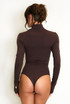 High Neck Long Sleeve Basic Bodysuit 
