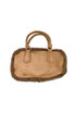 Faux Suede Bowling Bag 