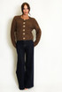 Statement Buttons Wool Cardigan
