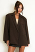 Oversized Wrapped Box Blazer