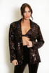 Sequin Double Breasted Blazer