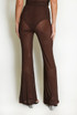 Sheer Studded Flare Trouser