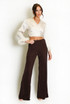 Studded Wide Leg Trouser 