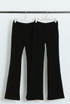 Tailored Flare Hem Trousers