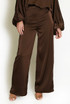 Satin Wide Leg Trousers