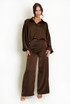 Satin Wide Leg Trousers