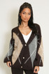 Jacquard Knit Cardigan