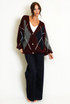 Jacquard Knit Cardigan