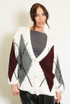 Jacquard Knit Cardigan