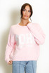 Lace Soho Slogan Wool Blend Jumper