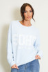 Lace Soho Slogan Wool Blend Jumper