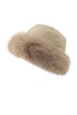 Faux Fur Trim Hat