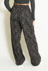 Drawstring Paisley Print Trouser